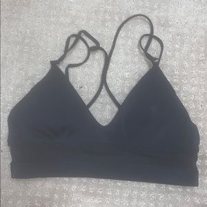 Black lululemon bikini top
